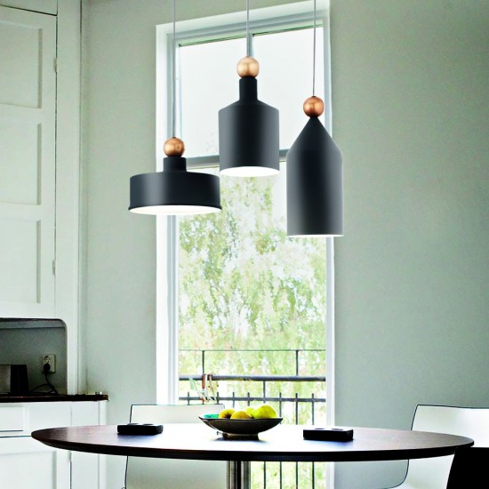 Pendul Ideal Lux Triade-3 Sp1 E27, Gri, 221496, Italia