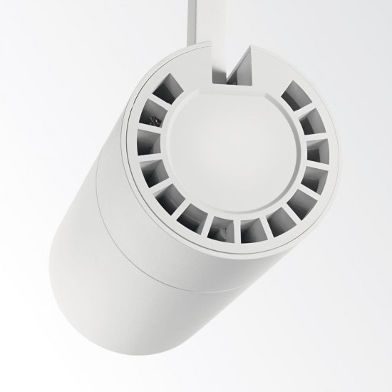 Downlight pe Sina 3 Faze Ideal Lux Quick 28W Cri80 30° 3000K Wh On-Off Led, Alb, 222615, Italia