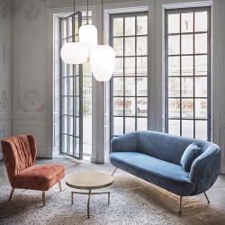 Suspensie Ideal Lux Umile Sp3 Led, Auriu/Negru, 224541, Italia