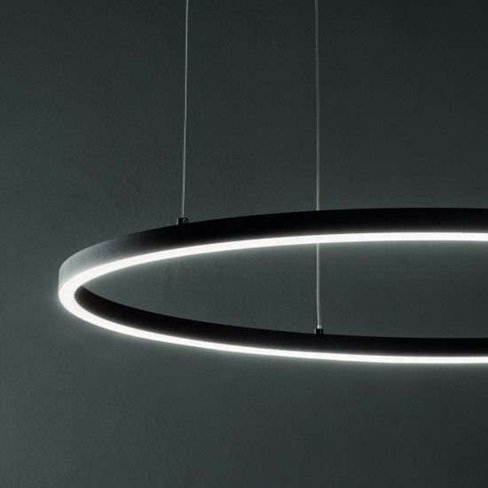 Suspensie Ideal Lux Oracle Slim D90 Round Wh 3000K Led, Alb, 229478, Italia