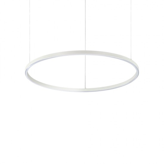Suspensie Ideal Lux Oracle Slim D70 Round Wh 3000K Led, Alb, 229485, Italia
