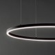 Suspensie Ideal Lux Oracle Slim D50 Round Bk 3000K Led, Negru, 229492, Italia