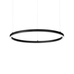 Suspensie Ideal Lux Oracle Slim D90 Round Bk 3000K Led, Negru, 229508, Italia
