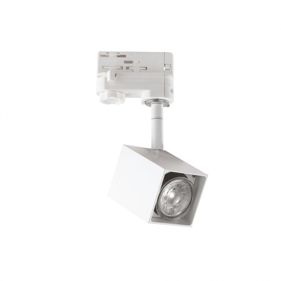Downlight pe Sina 3 Faze Ideal Lux Mouse Track Bianco Gu10 , Alb, 229768, Italia