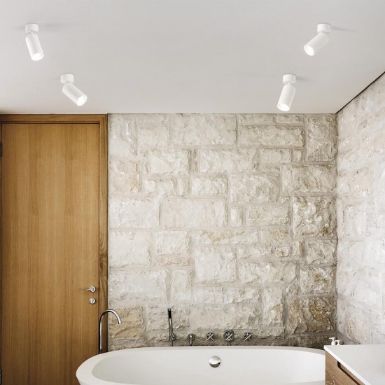 Downlight Aplicat Ideal Lux Dynamite Pl1 Bianco Gu10, Alb, 231495, Italia