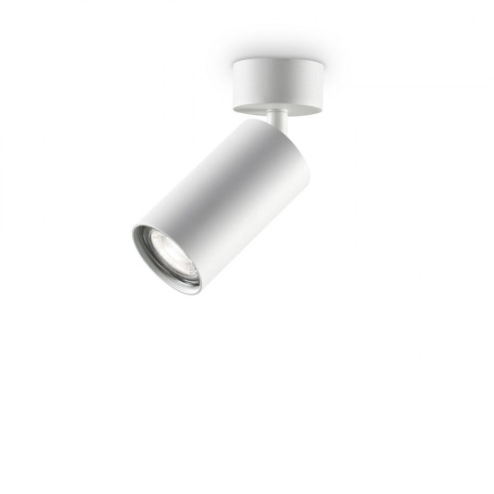 Downlight Aplicat Ideal Lux Dynamite Pl1 Bianco Gu10, Alb, 231495, Italia