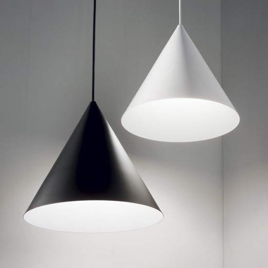 Pendul Ideal Lux A-Line Sp1 D30 Bianco E27, Alb, 232720, Italia