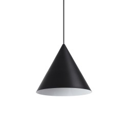 Pendul Ideal Lux A-Line Sp1 D30 Nero E27, Negru, 232744, Italia