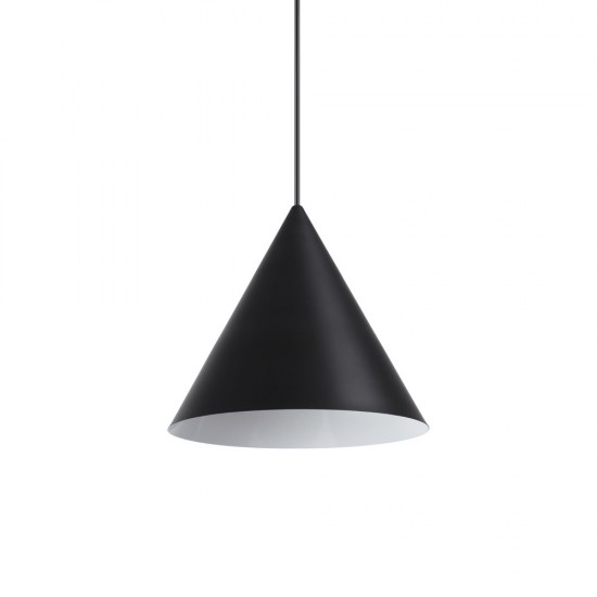 Pendul Ideal Lux A-Line Sp1 D30 Nero E27, Negru, 232744, Italia