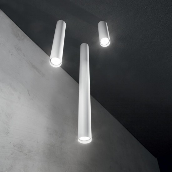 Downlight Incastrat Ideal Lux Look Pl1 H40 Bianco Gu10 , Alb, 233215, Italia