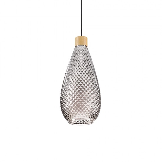 Pendul Ideal Lux Bergen-2 Sp1 E27, Negru, 238838, Italia