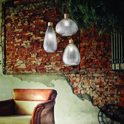 Pendul Ideal Lux Bergen-3 Sp1 E27, Negru, 238920, Italia