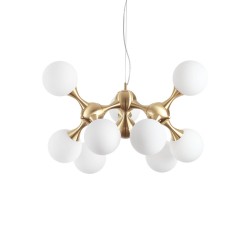 Candelabru Ideal Lux Nodi Sp9 Ottone Satinato E14  , Alama, 241036, Italia
