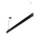 Suspensie Tehnica Ideal Lux Linus Sp Bk 3000K Led, Negru, 241975, Italia