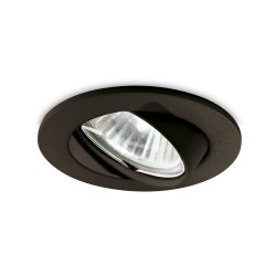 Downlight Standard Ideal Lux Swing Nero Gu10, Negru, 243825, Italia