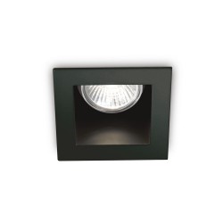 Downlight Incastrat Ideal Lux Funky Nero Gu10, Negru, 243849, Italia