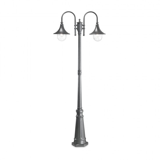 Stalp Ideal Lux Cima Pt2 Antracite E27, Antracit, 246833, Italia