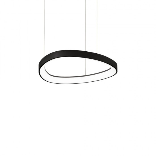 Suspensie Ideal Lux Gemini Sp D42 Nero Led, Negru, 247236, Italia