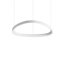 Suspensie Ideal Lux Gemini Sp D61 Bianco Led, Alb, 247250, Italia