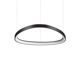 Suspensie Ideal Lux Gemini Sp D61 Nero Led, Negru, 247267, Italia