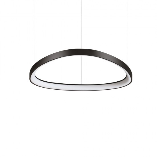 Suspensie Ideal Lux Gemini Sp D61 Nero Led, Negru, 247267, Italia