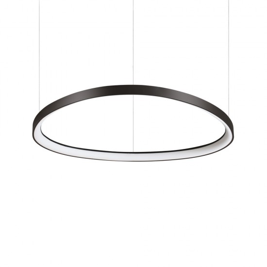 Suspensie Ideal Lux Gemini Sp D81 Nero Led, Negru, 247281, Italia