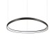 Suspensie Ideal Lux Gemini Sp D81 Nero Led, Negru, 247281, Italia