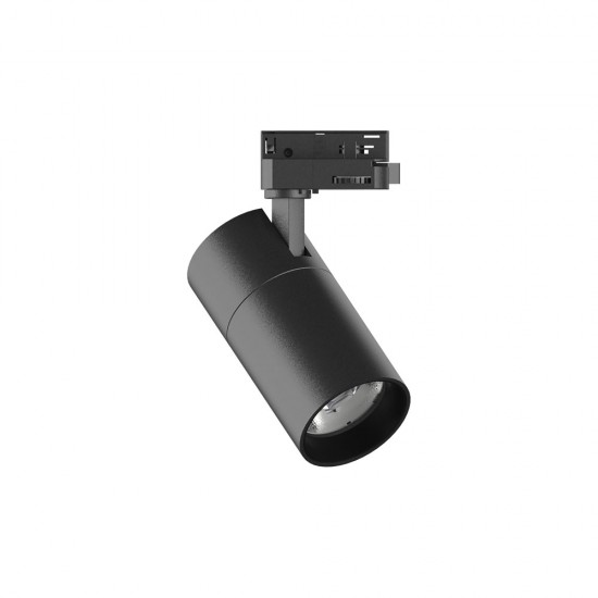 Downlight pe Sina 3 Faze Ideal Lux Quick 21W Cri80 30° 3000K Bk On-Off Led, Negru, 247939, Italia
