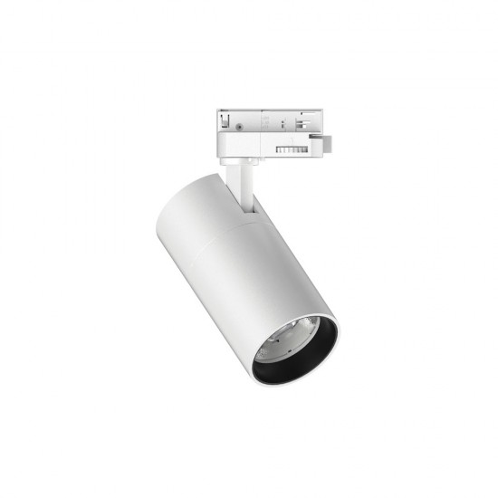 Downlight pe Sina 3 Faze Ideal Lux Quick 21W Cri80 30° 3000K Wh On-Off Led, Alb, 247946, Italia