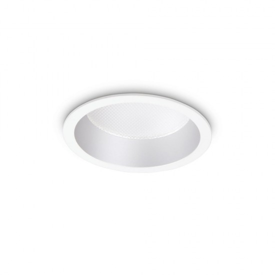 Downlight Incastrat Ideal Lux Deep 10W 3000K Led, Alb, 249018, Italia