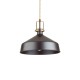 Pendul Ideal Lux Eris-1 Sp1 Nero E27, Auriu, 249056, Italia