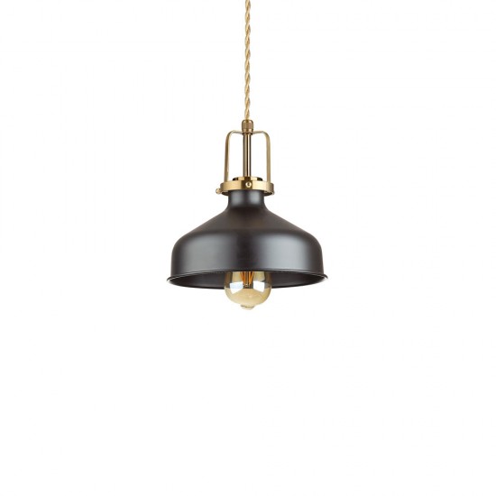 Pendul Ideal Lux Eris-2 Sp1 Nero E27, Auriu, 249063, Italia