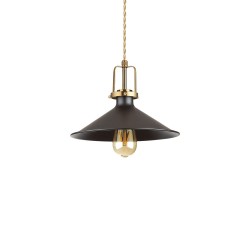 Pendul Ideal Lux Eris-3 Sp1 Nero E27, Auriu, 249070, Italia