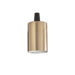 Pendul fara Cablu Ideal Lux Portalampada E27 Liscio Ottone Brunito E27, Alama, 249247, Italia