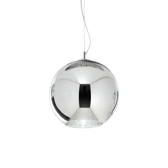 Pendul Ideal Lux Nemo Sp1 D20 Cromo E27 , Crom, 250304, Italia