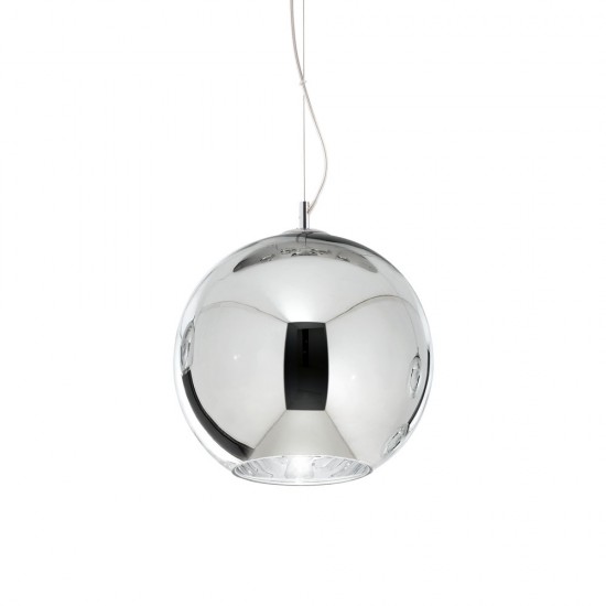 Pendul Ideal Lux Nemo Sp1 D30 Cromo E27 , Crom, 250335, Italia