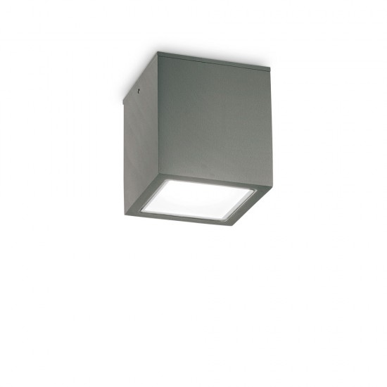 Plafoniera Exterior Ideal Lux Techo Pl1 Big Antracite Gu10, Antracit, 251516, Italia