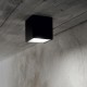 Plafoniera Exterior Ideal Lux Techo Pl1 Big Nero Gu10, Negru, 251530, Italia