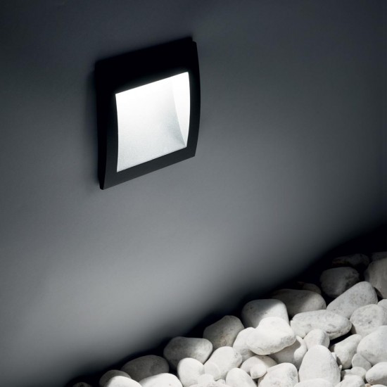 Aplica Scara Ideal Lux Wire Ap Big Antracite Led, Antracit, 255514, Italia