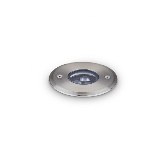 Spot Exterior Ideal Lux Floor D09 Led, Argintiu, 255651, Italia