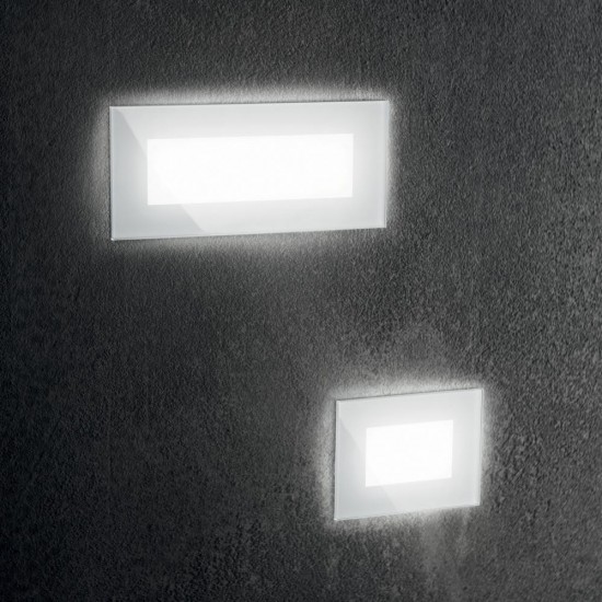 Aplica Exterior Ideal Lux Indio Recessed 08W Led, Antracit, 255804, Italia
