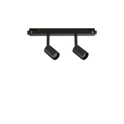 Downlight pe Sina Magnetica Ideal Lux Ego Track Double 05W 3000K Bk Led, Negru, 257624, Italia