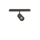 Downlight pe Sina Magnetica Ideal Lux Ego Track Single 08W 3000K Bk Led, Negru, 257631, Italia