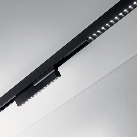 Downlight pe Sina Magnetica Ideal Lux Ego Accent 13W 3000K Bk Led, Negru, 257686, Italia