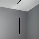 Pendul Sina Magnetica Ideal Lux Ego Pendant Tube 12W 3000K Bk Led, Negru, 257747, Italia