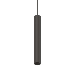 Pendul Sina Magnetica Ideal Lux Ego Pendant Tube 12W 3000K Bk Led, Negru, 257747, Italia