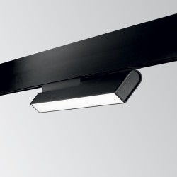 Downlight Sina Magnetica Ideal Lux Ego Flexible Wide 07W 3000K Led, Negru, 257839, Italia
