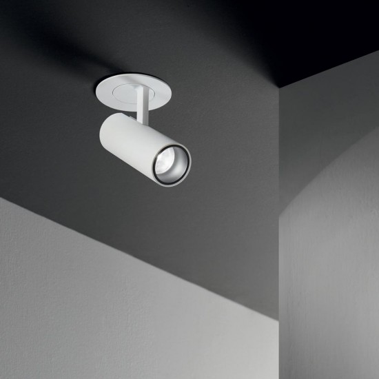 Downlight Incastrat Ideal Lux Play Fi Wh Led, Alb, 258270, Italia