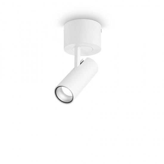 Downlight Aplicat Ideal Lux Play Pl1 Wh Led, Alb, 258287, Italia