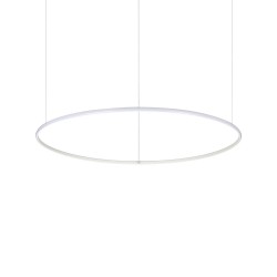 Suspensie Ideal Lux Hulahoop Sp D100 Led, Alb, 258751, Italia